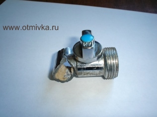 Декоративный шаровой кран для подключения сантехприборов